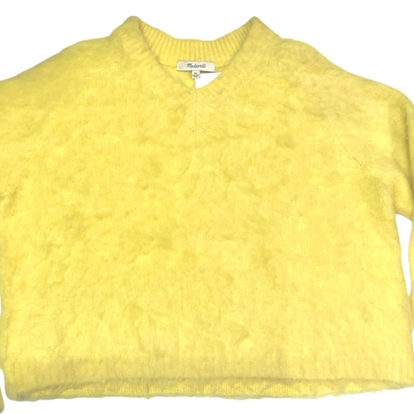 Madewell Brushed V-Neck Sweater - Picture 4 of 10